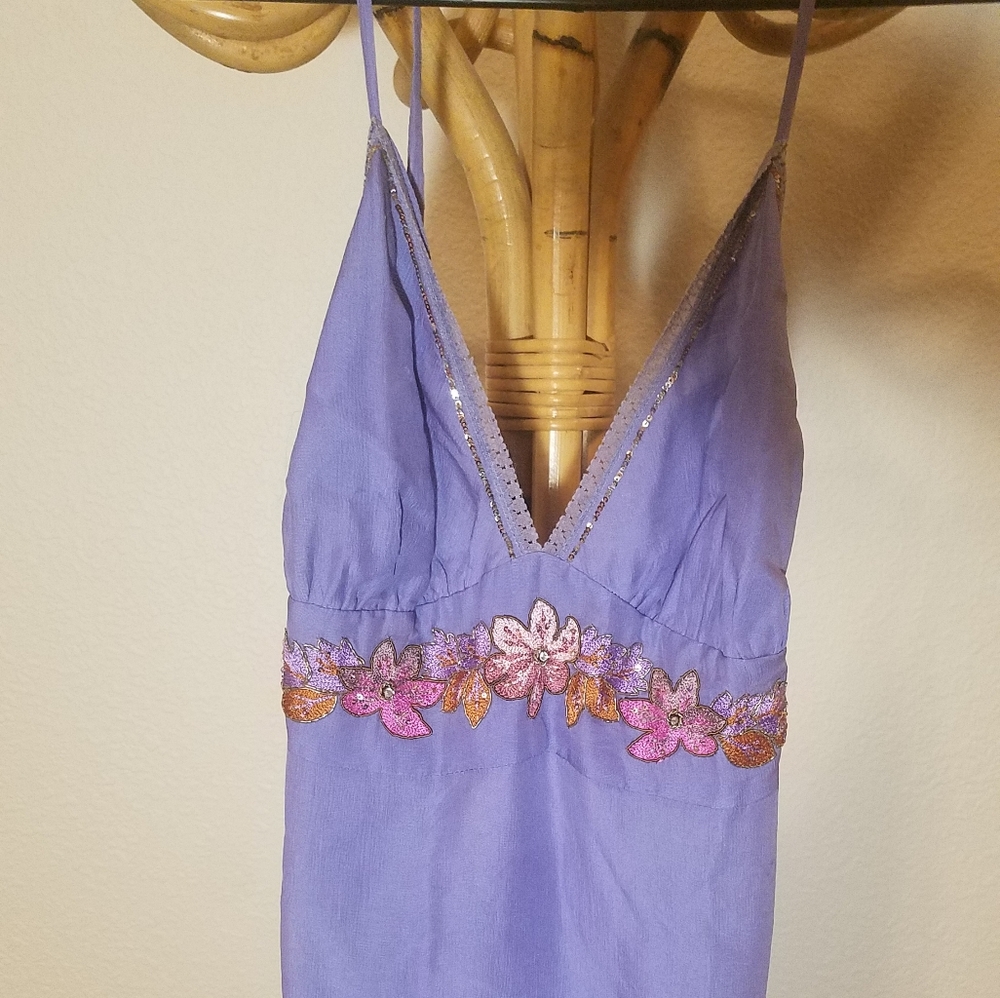Purple Halter Top